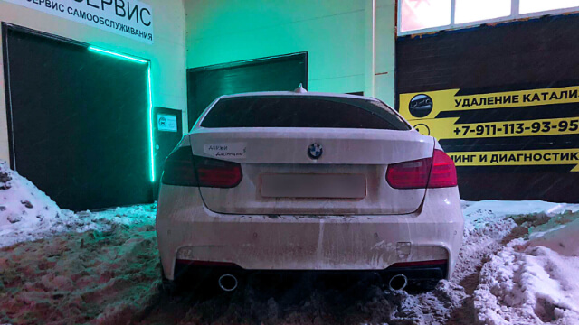Изготовление двойного выхлопа на BMW 320d